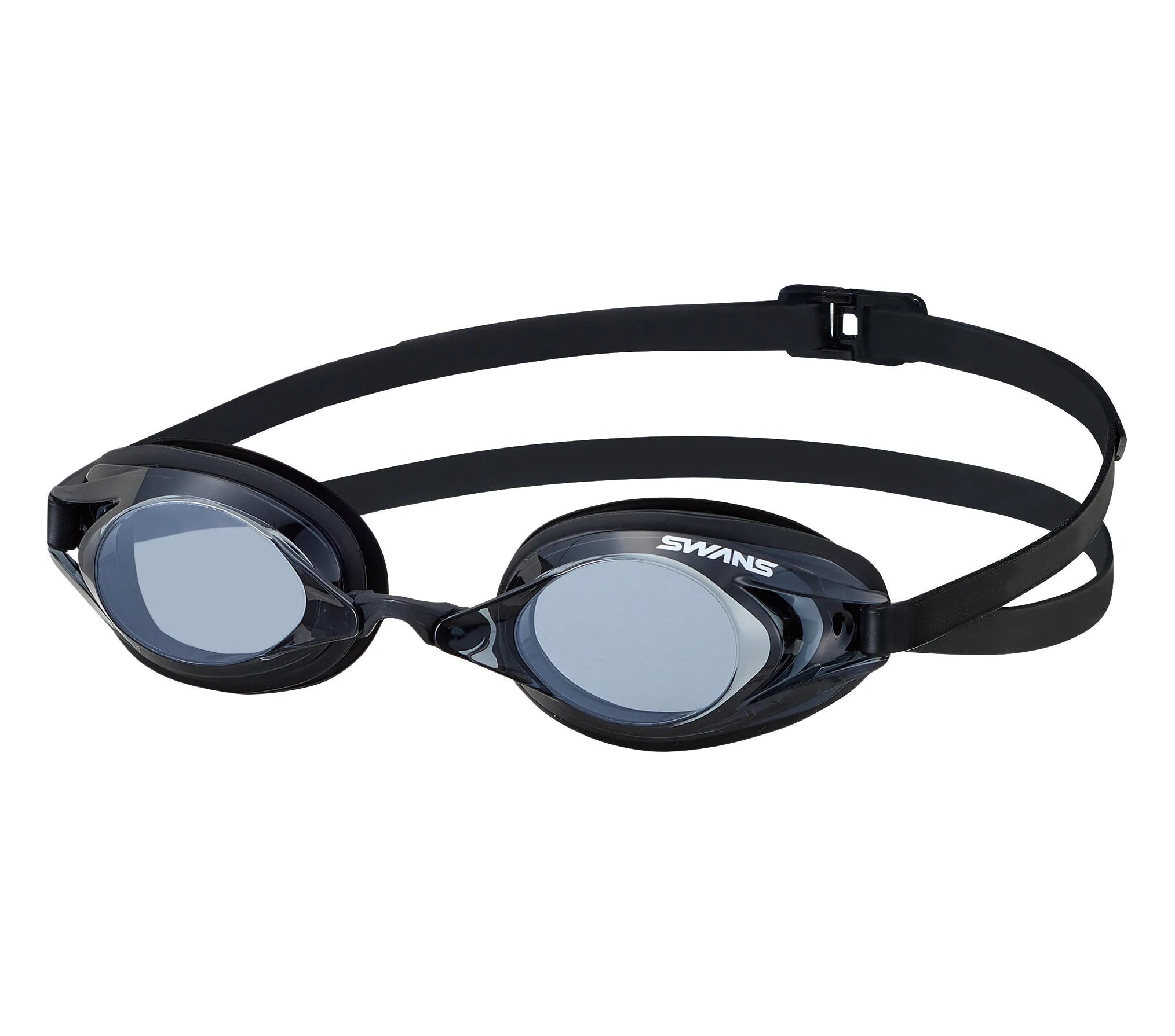 SWANS prescription long sighted Black swim goggles with clear lenses